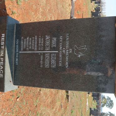 MOFOKENG Elizabeth Matshidiso 1954- :: MOFOKENG Pinkie Jacobeth 1970-2008
