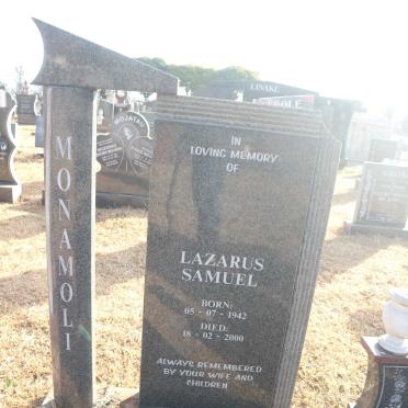 MONAMOLI Lazarus Samuel 1942-2000