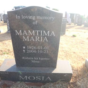 MOSIA Mamtima Maria 1926-2004