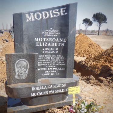 MODISE Motseoane Elizabeth 1954-2020