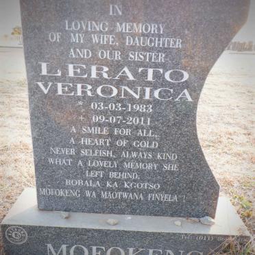 MOFOKENG Lerato Veronica 1983-2011