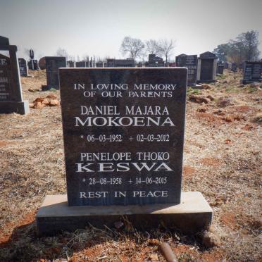 MOKOENA Daniel Majara 1952-2012 :: KESWA Penelope Thoko 1958-2015