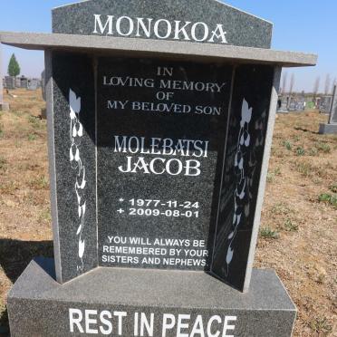 MONOKOA Molebatsi Jacob 1977-2009