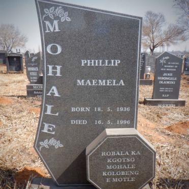 MOHALE Phillip Maemela 1936-1996