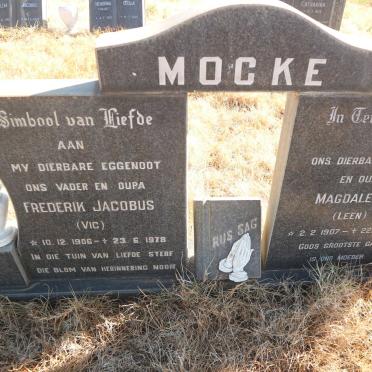 MOCKE Frederik Jacobus 1906-1978 &amp; Magdalena 1907-1998