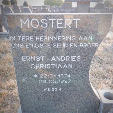 MOSTERT Ernst Andries Christiaan 1974-1997