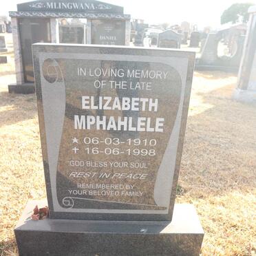 MPHAHLELE Elizabeth 1910-1998