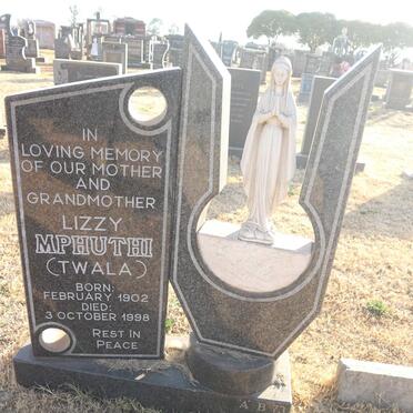 MPHUTHI Lizzy 1902-1998