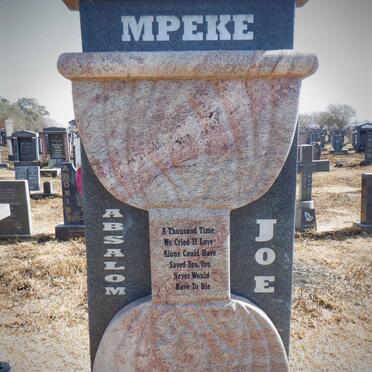 MPEKE Absalom Joe 1976-2003