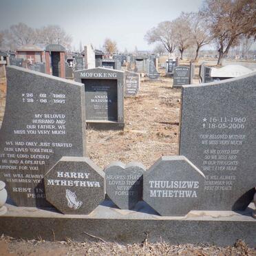 MTHETHWA Harry 1962-1997 &amp; Thulisizwe 1960-2006
