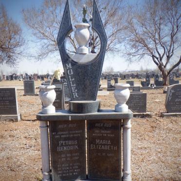 MULLER Petrus Hendrik 1943-1992 &amp; Maria Elizabeth 1949-