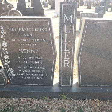 MULLER Hennie 1939-1994