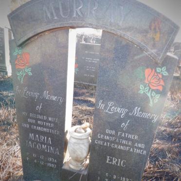MURRAY Eric 1927-2001 &amp; Maria Jacomina 1934-1997
