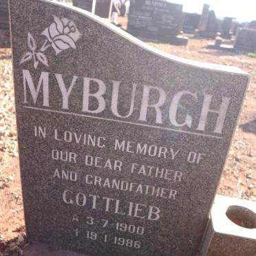 MYBURGH Gottlieb 1900-1986