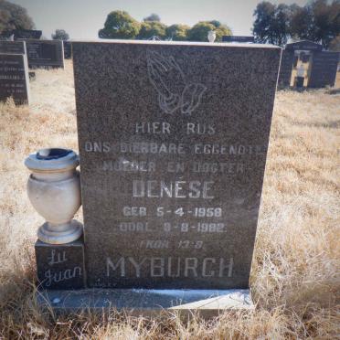 MYBURGH Denése 1958-1982