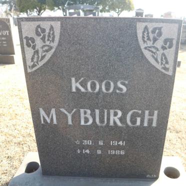 MYBURGH Koos 1941-1986
