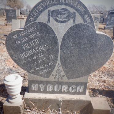 MYBURGH Pieter Bermathes 1928-1978