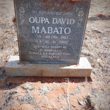 MABATO Oupa David 1953-2003