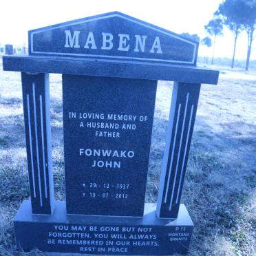 MABENA Fonwako John 1937-2012
