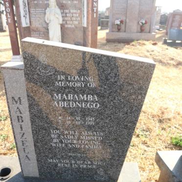MABIZELA Mabamba Abednego 1945-1999