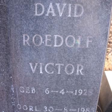 MAARTENS David Roedolf Victor 1928-1985 &amp; Aletta Johanna 1931-2002