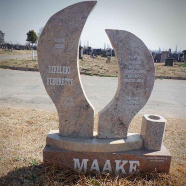 MAAKE Likeleki Fleurette 1930-2009