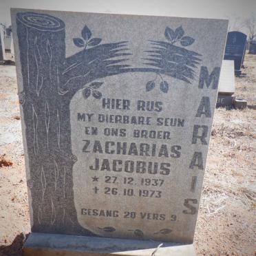 MARAIS Zacharias Jacobus 1937-1973