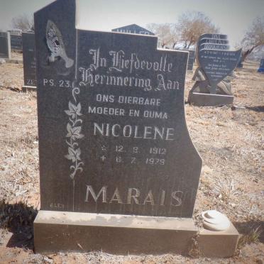 MARAIS Nicolene 1912-1979