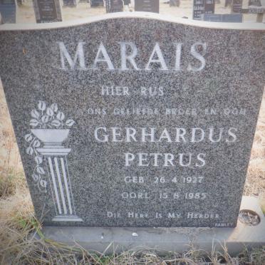MARAIS Gerhardus Petrus 1927-1985