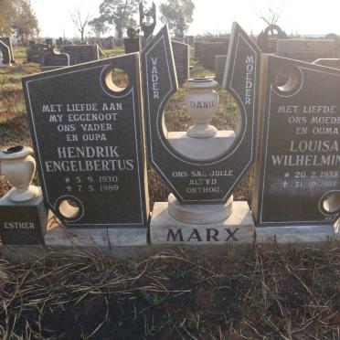 MARX Hendrik Engelbertus 1930-1989 &amp; Louisa Wilhelmina 1933-2003