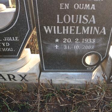 MARX Hendrik Engelbertus 1930-1989 &amp; Louisa Wilhelmina 1933-2003