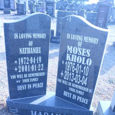 MARAKALLA Nathaniel 1972-2001 :: MARAKALLA Moses Kholo 1976-2013