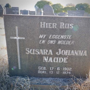 NAUDE Susara Johanna 1902-1974