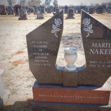 NAKEDI Martin 1949-1997