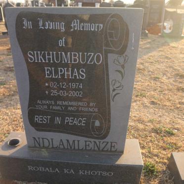 NDLAMLENZE Sikhumbuzo Elphas 1974-2002
