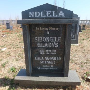 NDLELA Sibongile Gladys 1930-2008