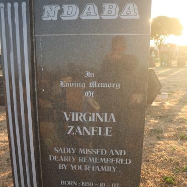 NDABA Virginia Zanele 1959-2000