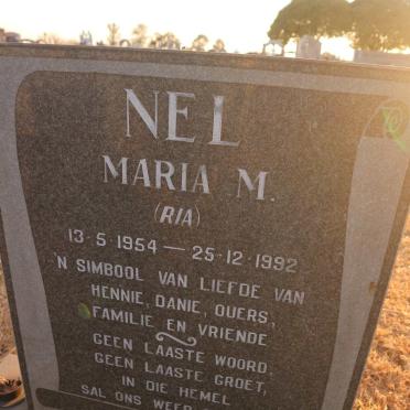 NEL Maria M. 1954-1992