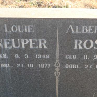 NEUPER Louie 1948-1977 :: ROSS Albertha 1906-1977