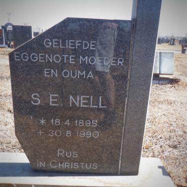 NELL S.E. 1895-1990