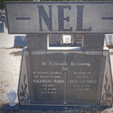 NEL Louis Jacobus 1918-1985 &amp; Magdalena Maria KOEN 1916-1973