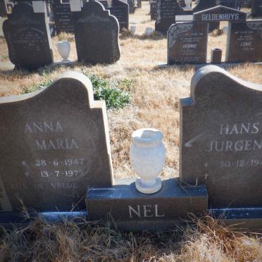 NEL Hans Jurgens 1943- &amp; Anna Maria 1947-1979