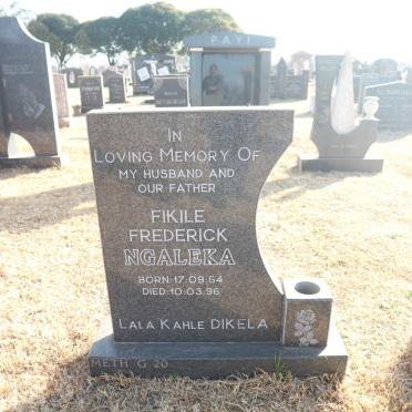 NGALEKA Fikile Frederick 1954-1996