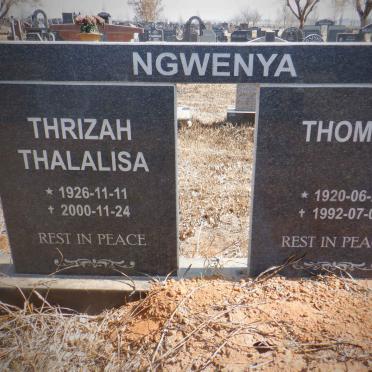 NGWENYA Thomas 1920-1992 &amp; Thrizah Thalalisa 1926-2000