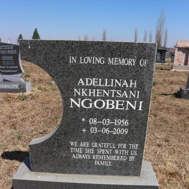 NGOBENI Adellinah Nkhentsani 1956-2009