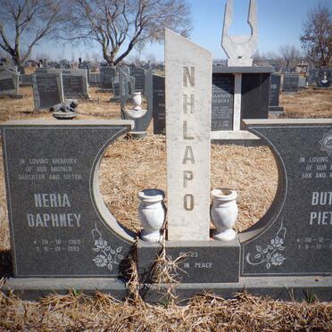 NHLAPO Buti Piet 1963-1993 &amp; Neria Daphney 1969-1993