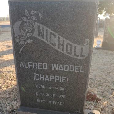NICHOLL Alfred Waddel 1912-1976