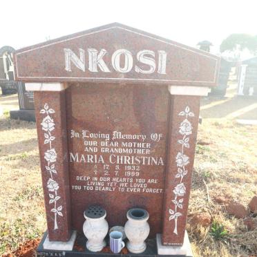 NKOSI Maria Christina 1932-1999