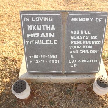 NKUTHA Brain Zithulele 1961-2001