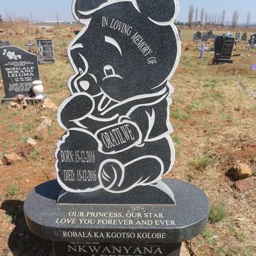 NKWANYANA Oratilwe 2016-2016